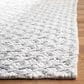Safavieh Natura NAT404G 6" Square Silver and Ivory Area Rug, , large