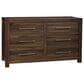Viceray Collections Joinery 6-Drawer Dresser in Espresso Oak, , large