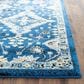 Safavieh Evoke EVK224A 4" x 6" Royal and Ivory Area Rug, , large