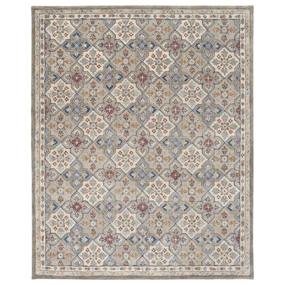 Feizy Rylan 2" x 3" Gray and Multicolor Area Rug, , large
