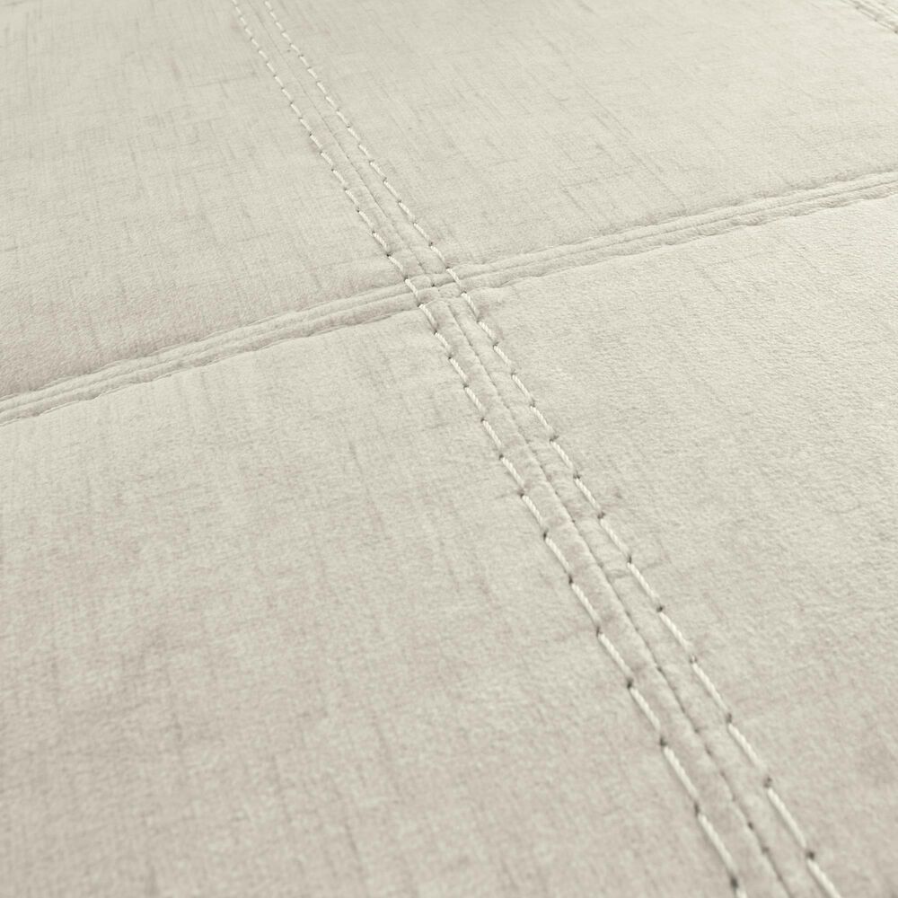 Ashley Falkirk Oversized Accent Ottoman in Parchment, , large