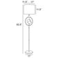 Lite Source Sanna Floor Lamp in Gold, , large