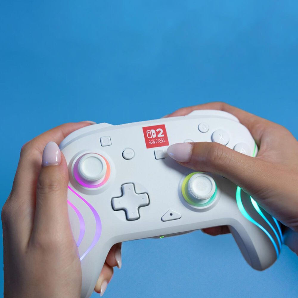 Turtle Beach Afterglow Wave Wireless RBG Gaming Controller for Nintendo Switch/Switch 2 in White, , large