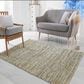L&R Resources Natural Fiber 9" x 12" Teal Area Rug, , large