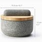 Joseph Joseph Dash Pestle and Mortar with Bamboo Lid in Grey and Brown, , large