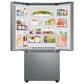 Samsung 22 Cu. Ft. Smart French Door Refrigerator in Fingerprint Resistant Stainless Steel, , large