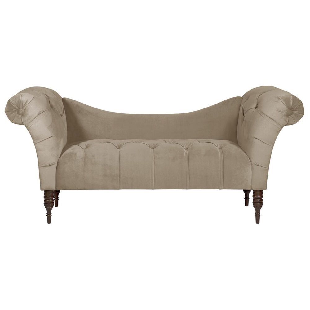 Skyline Furniture Tufted Chaise Lounge in Mystere Mondo, , large