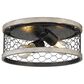 Golden Lighting Bailey 11" Flush Mount in Matte Black, , large