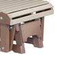 Amish Orchard Gliding Footrest in Weatherwood and Chestnut, , large