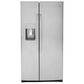 GE Profile 25.3 Cu. Ft. Side-by-Side Refrigerator in Fingerprint Resistant Stainless Steel, , large