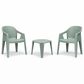Zentro Living 3-Piece Bistro Set in Verde Green, , large