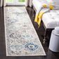 Safavieh Madison MAD611A 2"3" x 22" Ivory and Aqua Runner, , large