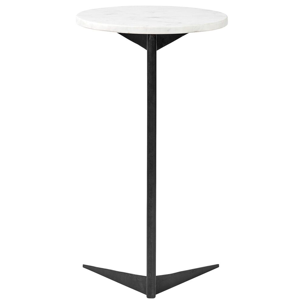 Mercana Furniture &amp; Decor Ballatine II Accent Table in Black and White, , large