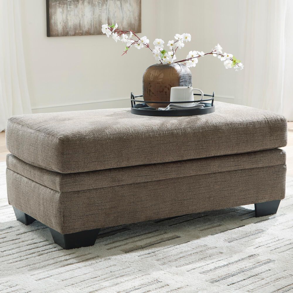 Ashley Stonemeade Ottoman in Nutmeg, , large