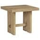 Ashley Crendlin End Table in Light Brown, , large