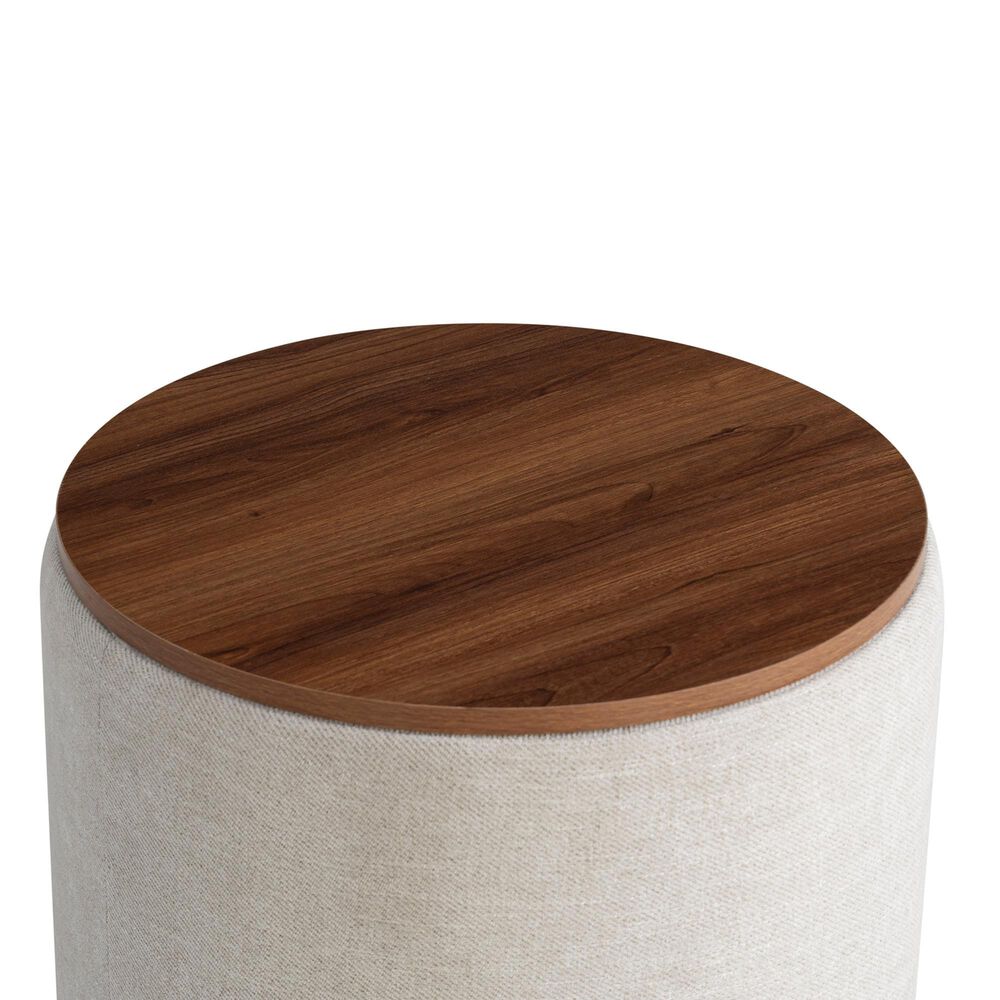 Lifestyle Solutions Avery 2-Piece Nested Storage Ottoman in Linen, , large