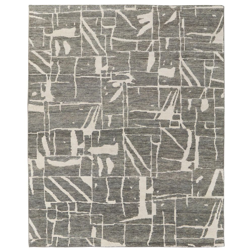 Feizy Sutton 9"6" x 13"6" Pewter and Green Area Rug, , large