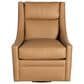 Bradington-Young Traynor Leather Swivel Chair in Gold, , large