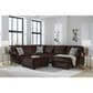 ASHLEY Kimlee 3-Piece Stationary Right Arm Facing Sectional with Chaise in Chocolate, , large