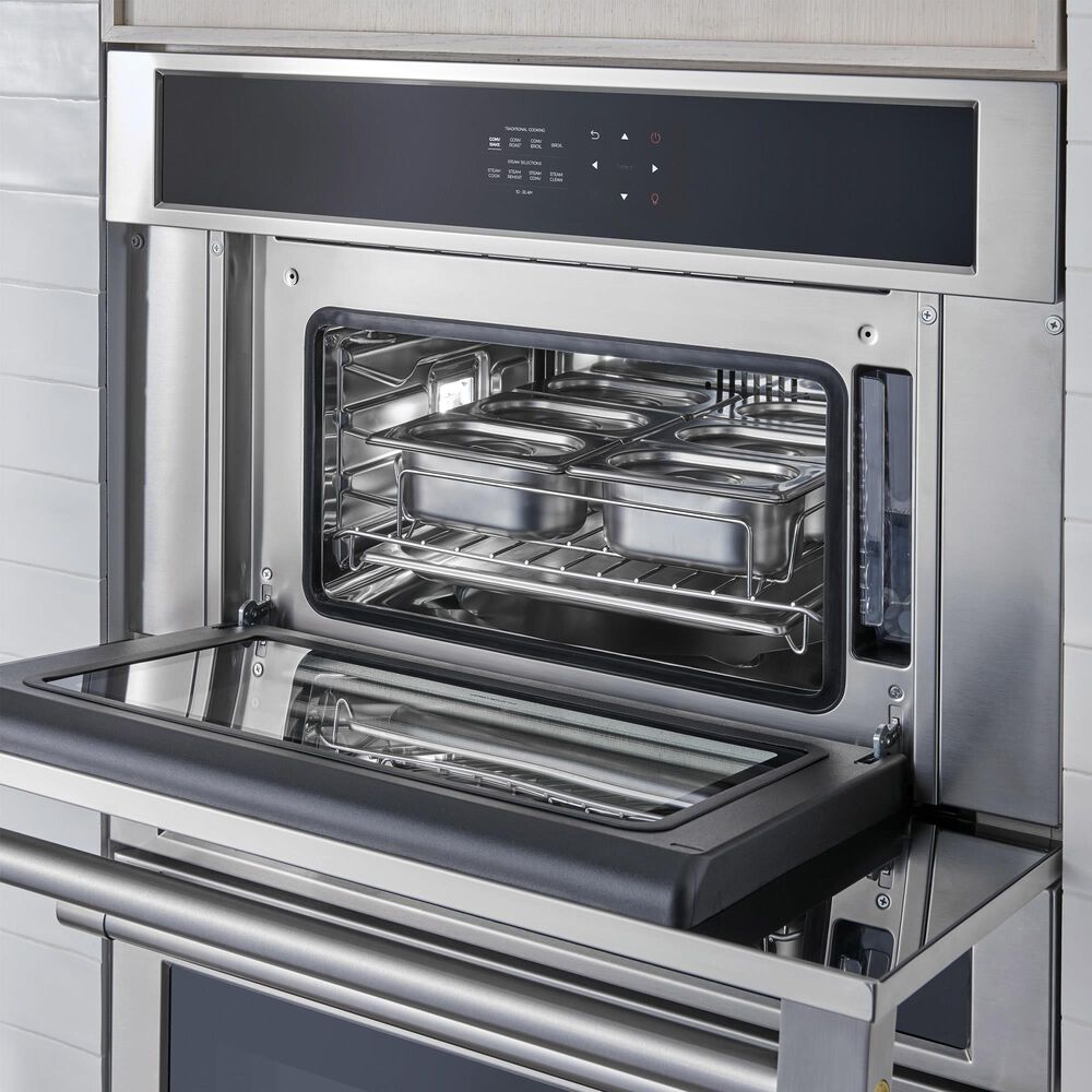 Monogram Minimalist 30&quot; Electric Single Wall Oven in Stainless Steel, , large