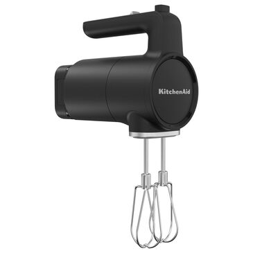 KitchenAid Go Cordless Hand Mixer with Battery in Matte Black, , large