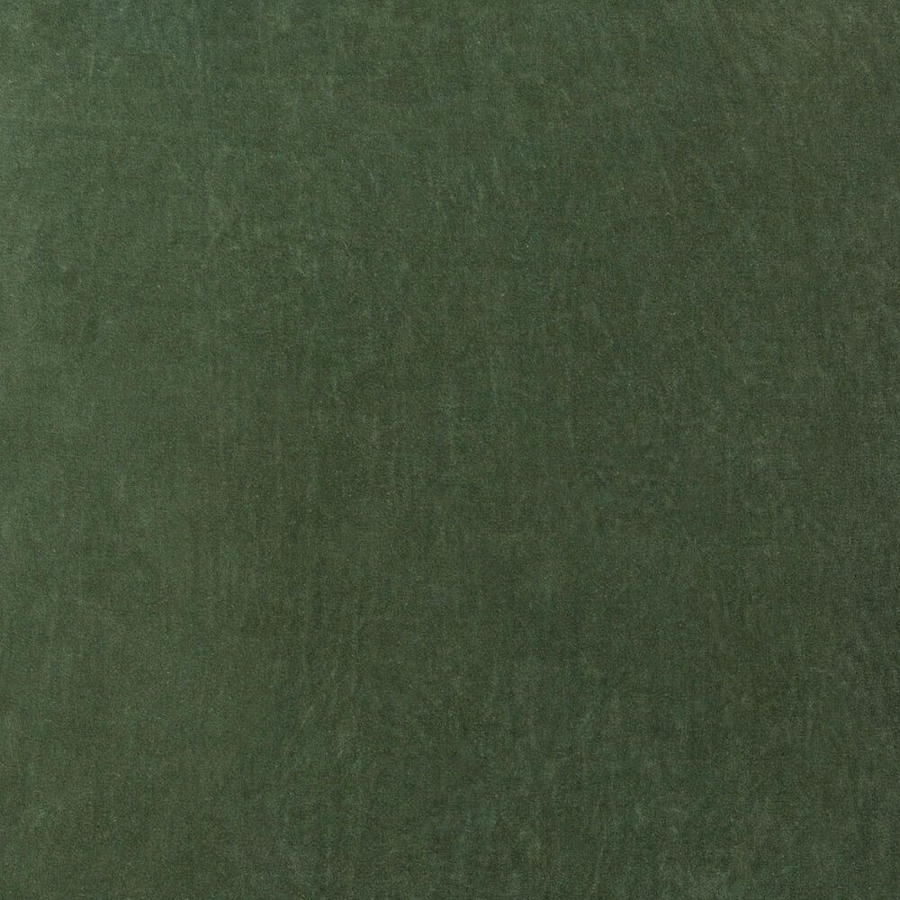 Surya Cotton Velvet 22" Square Throw Pillow in Medium Green, , large