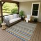 Dalyn Rug Company Soft Essentials Striped Jewel 5" x 7"6" Indoor/Outdoor Area Rug, , large
