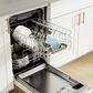 Bosch 300 Series 18" Built-In Smart Dishwasher with 5 Wash Cycles in White, , large