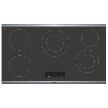 Bosch 36" Touch Control Electric Cooktop in Black, , large
