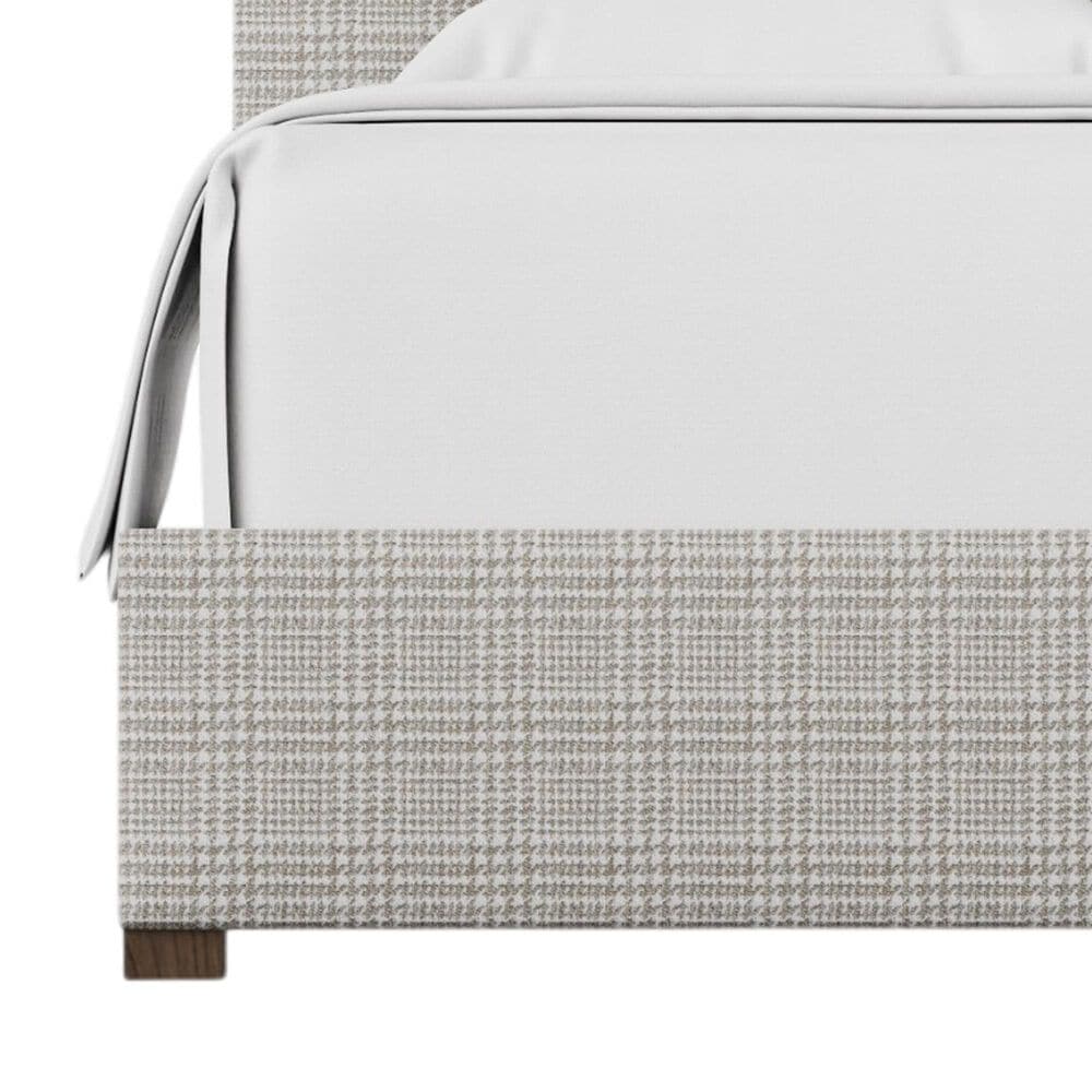 Viceray Collections Emily King Upholstered Panel Bed with Arched Headboard in Harvest Glen, , large