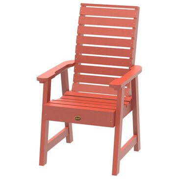 Highwood USA Glennville Patio Dining Chair in Rustic Red, , large
