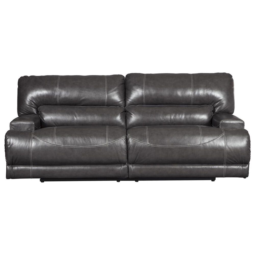 Signature Design by Ashley McCaskill 2-Seat Power Reclining Sofa in Gray, , large