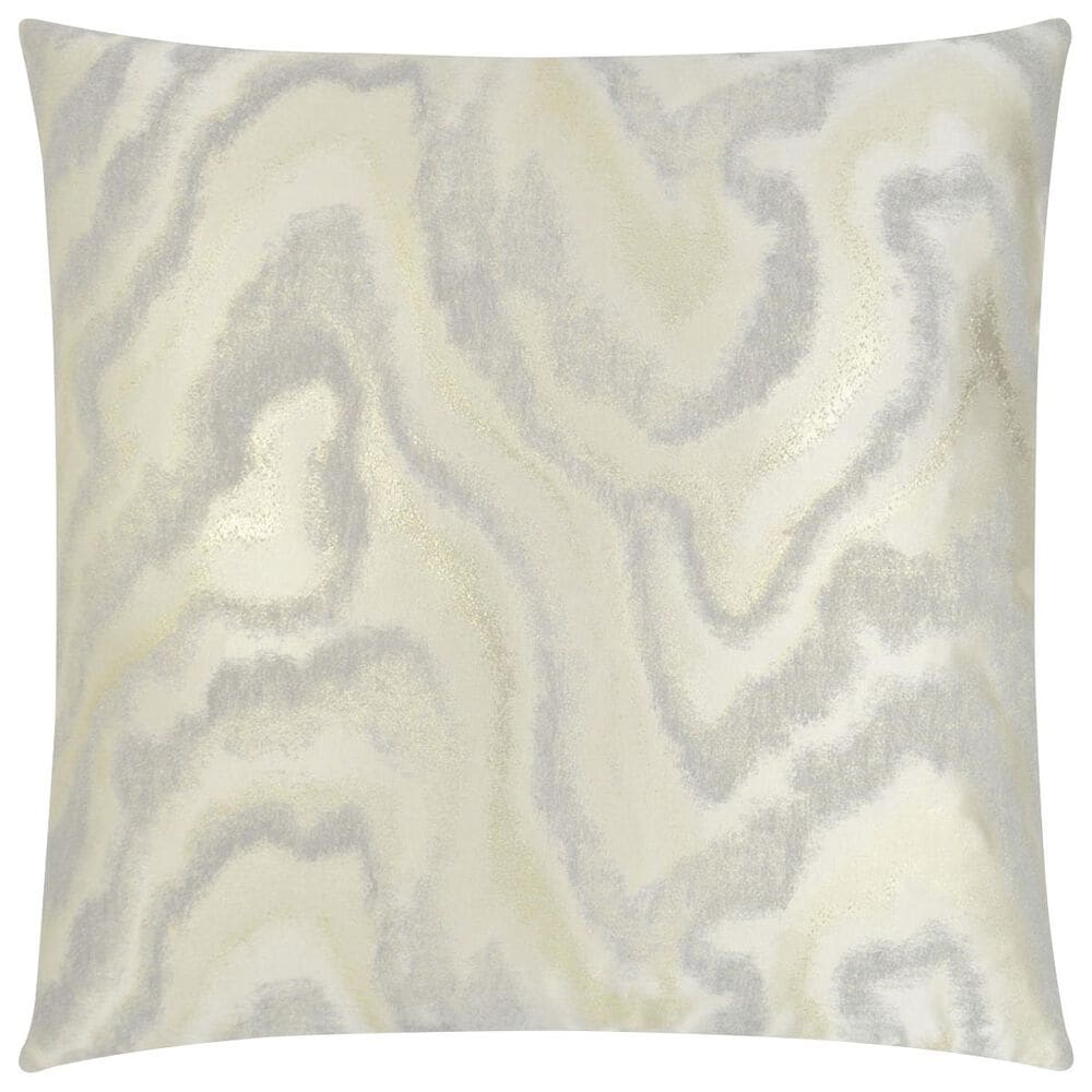 D.V.Kap Inc 24" Feather Down Decorative Throw Pillow in Waves-Ash, , large