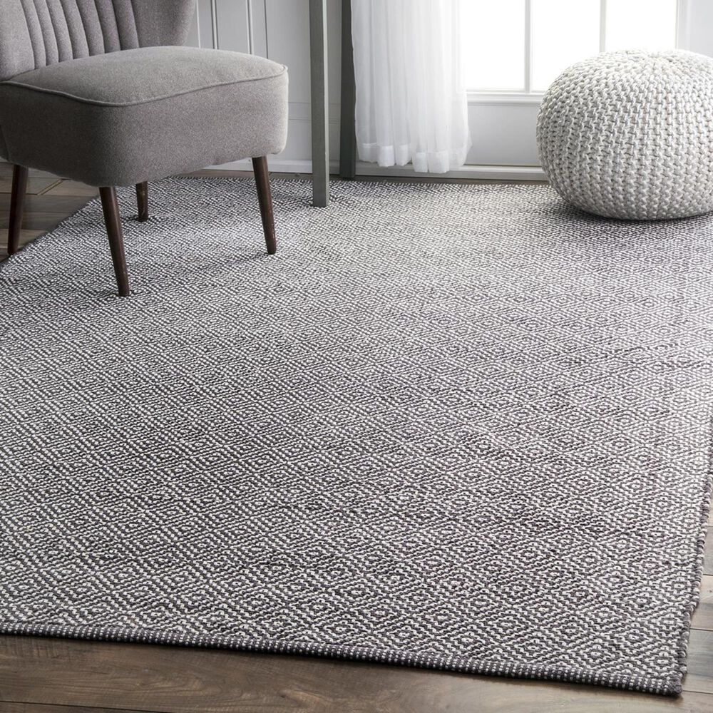 nuLOOM Cottage HMCO6C609 6' x 9' Grey Area Rug Nebraska Furniture Mart