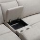 Vogue Home Furnishings 4-Piece Power Left-Facing Reclining Sectional with Chaise in Dove Gray, , large