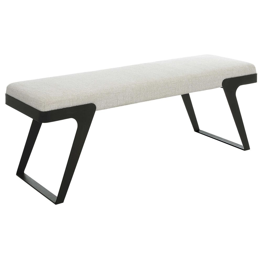 Uttermost Hover Bench in Black, , large