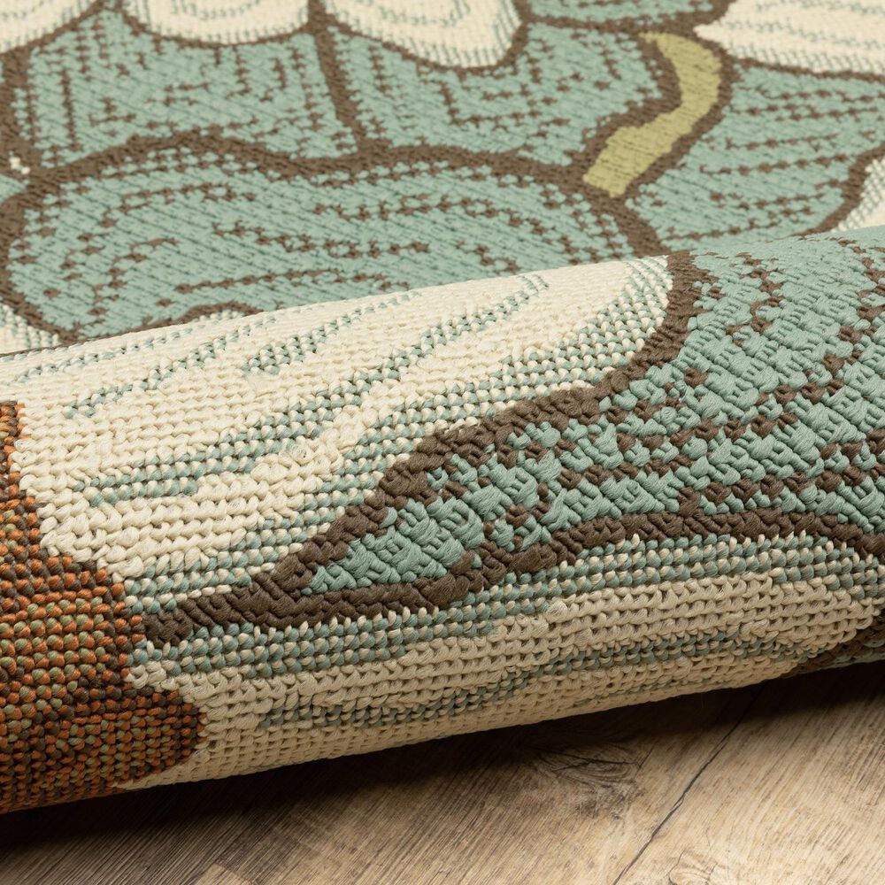 Oriental Weavers Montego 3444M Blue 5'3" x 7'6" Area Rug, , large