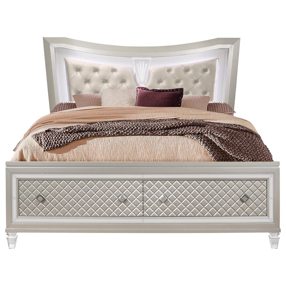 Global Furniture USA Paris King Bed in Champagne, , large