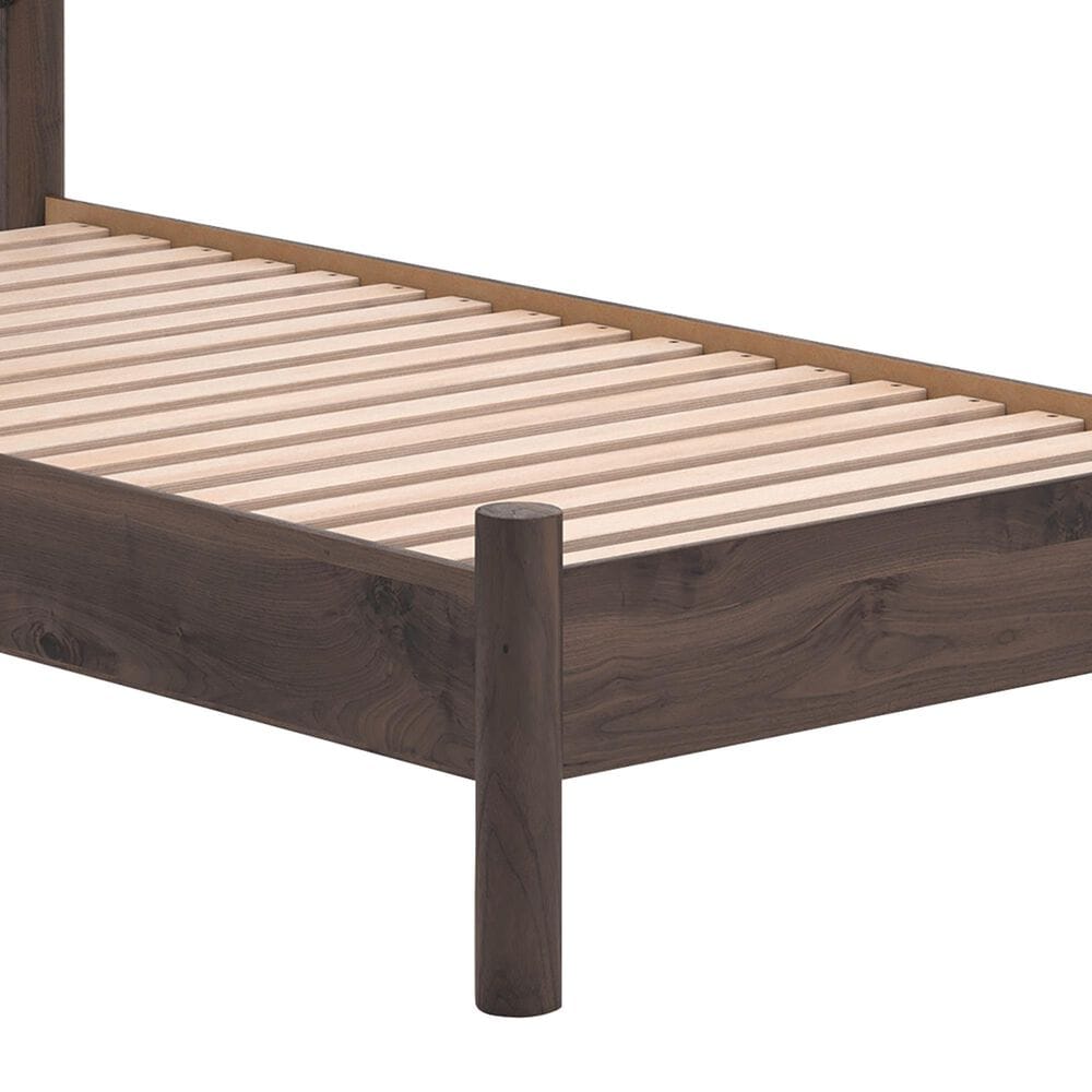 Ashley Pamytta Twin Upholstered Panel Platform Bed in Rich Brown, , large