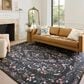 Rifle Paper Co. x Loloi Maison Tuileries 5" x 7"6" Black Area Rug, , large