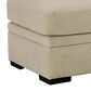 Northwestern Wayne Ottoman in Sand, , large