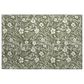 Dalyn Rug Company Soft Essentials Floral Olive 2"6" x 3"10" Indoor/Outdoor Area Rug, , large