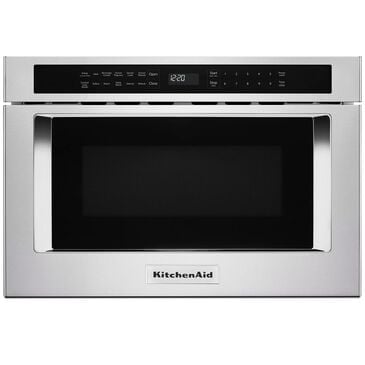 KitchenAid 24" Under-Counter Microwave Oven Drawer in Stainless Steel, , large