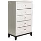 Crown Mark Akerson Chalk Chest in White, , large