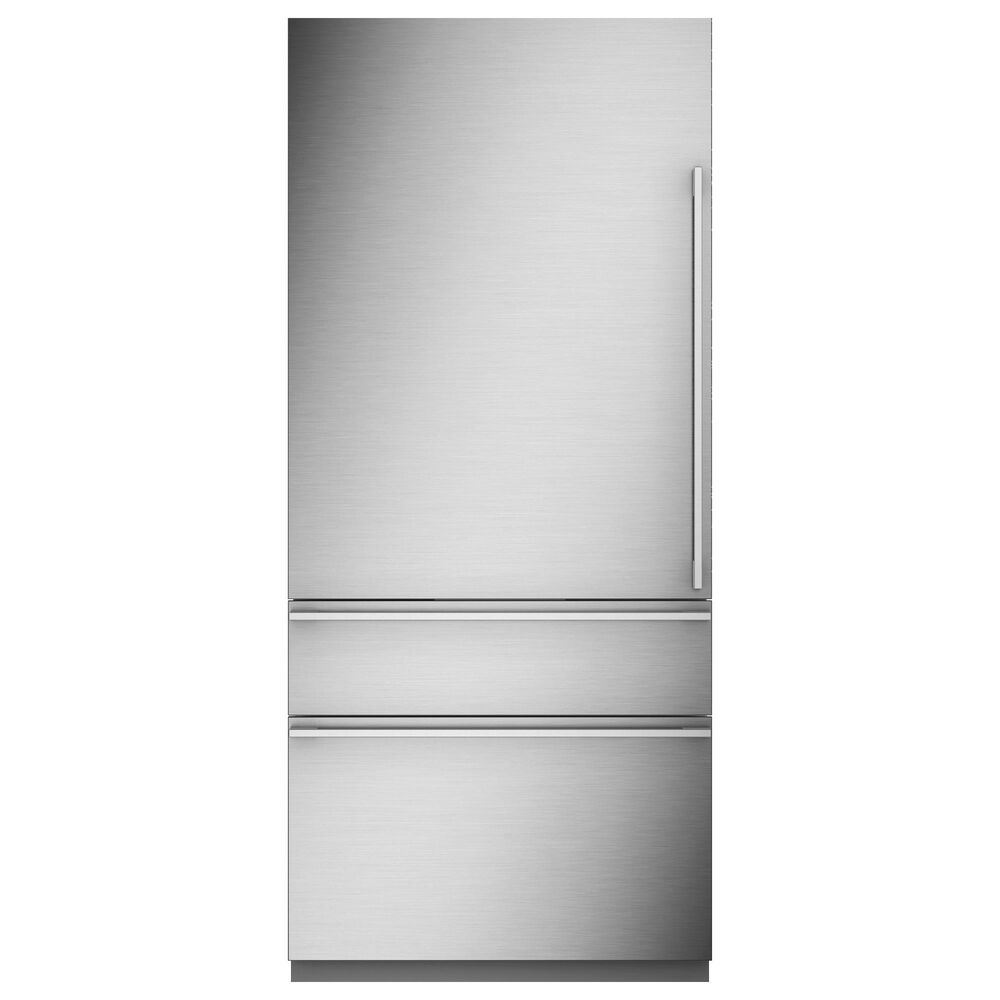 Monogram 20.1 Cu. Ft. Built-In Bottom Freezer Refrigerator with Left Hinge in Panel Ready, , large