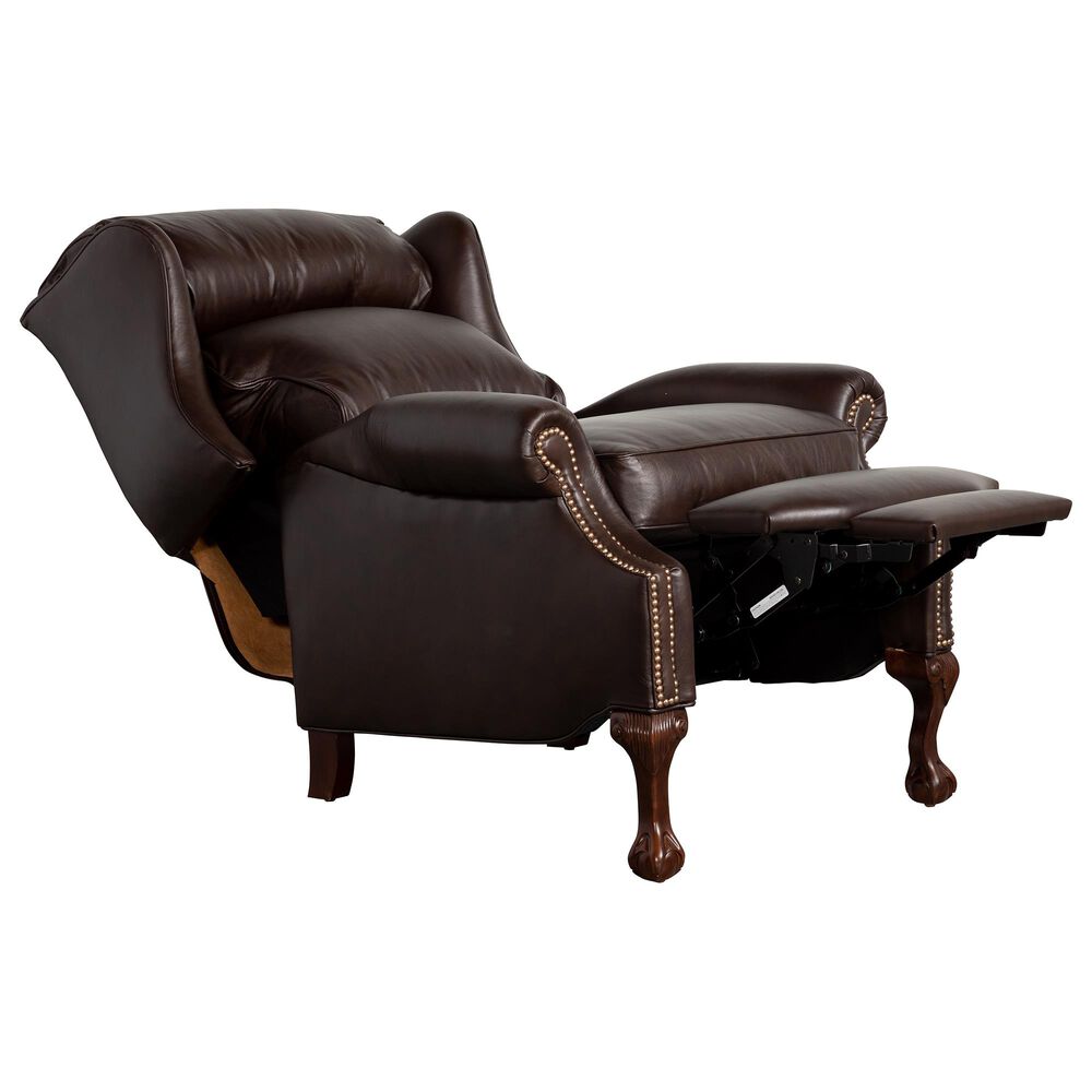 Bradington-Young All Leather Recliner in Brown, , large