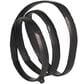 Maple and Jade Abstract Looped Decorative Sculpture in Satin Black, , large