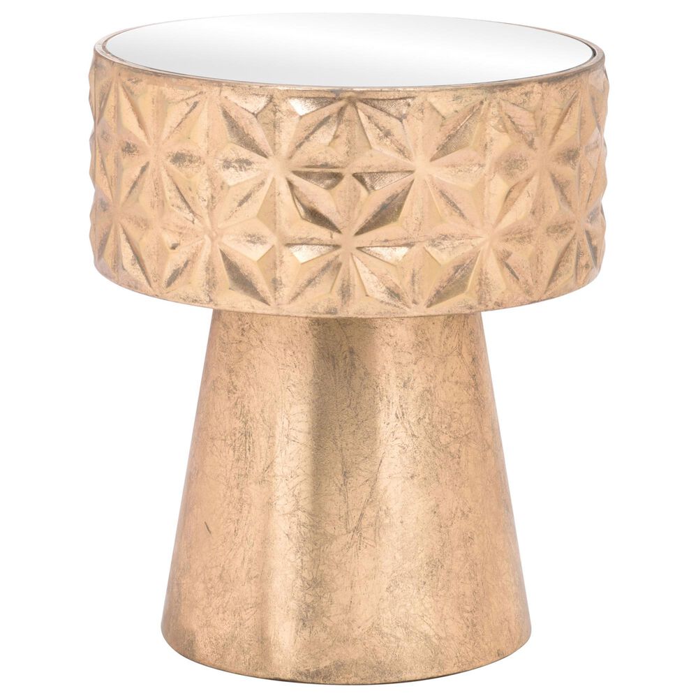Zuo Modern Aztec Side Table in Bronze, , large
