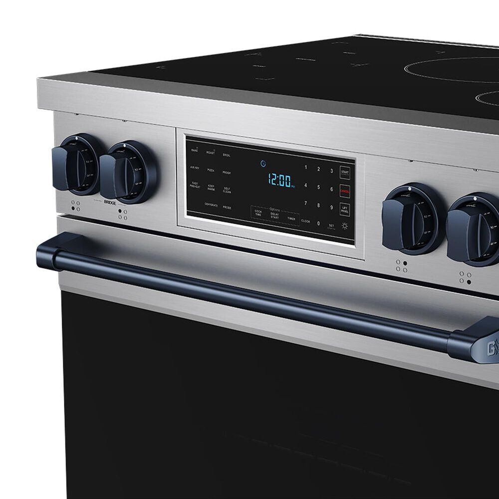 Thor Kitchen Gordon Ramsay 4.8 Cu. Ft. Professional Induction Range with Blue Handle Kit in Stainless Steel, , large