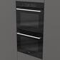 Fulgor Milano 30" Touch Control Double Wall Oven in Black, , large